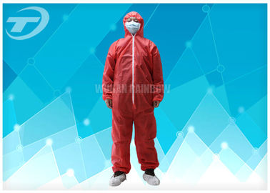 Polypropylene Spunbond Disposable Coverall Suit With Hood Waterproof