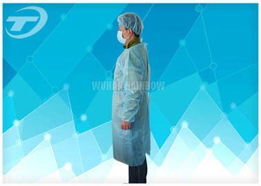 18-40G / M2 Disposable Medical Gowns Nonwoven With Knitted Cuff