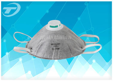 CE certificated  4 plys dust mask / respirator FFP1 valved  with activated carbon