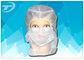 Nonwoven astronaut cap with face mask 3ply earloop in different color , CE certificate