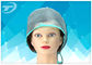 Single use nonwoven surgical cap with tie , soft and dustproof , CE and ISO certificated
