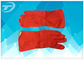 Waterproof Disposable Latex Gloves / Colorful Sterile Surgical Gloves