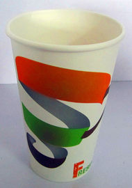 OEM Service Disposable Paper Cups In Various Size , Customized Logo Printing