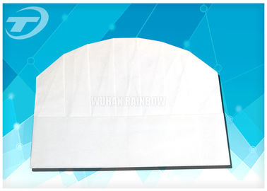 Single use nonwoven chef hat  white , waterproof and dustproof , CE certificated