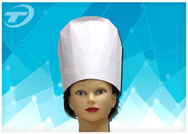 High Uniformity Disposable Chef Caps / Comfortable Medical Head Cap