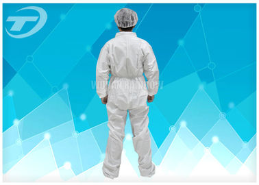 Fully CPE Film Breathable Disposable Coverall Suit / Disposable Plastic Body Suit