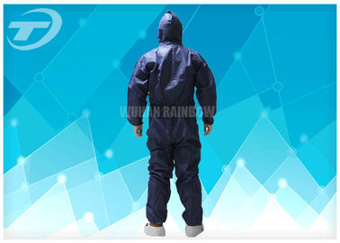 20gsm -70gsm Microporous Disposable Non Woven Coverall Safety For Food Processing