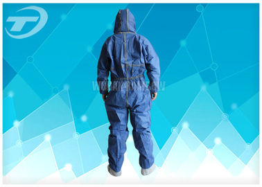 CPE disposable painters coveralls Waterproof Gown With Knitted Cuff