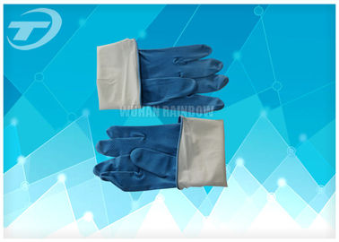 Seamless Disposable Medical Gloves , Full Finger Powdered Latex Gloves