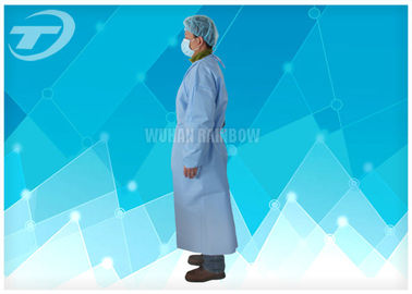 Customized Green Surgical Disposable Isolation Gowns Sterile Long Sleeve