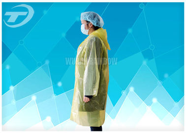 PE  Visitor Disposable Medical Garments With Polyethylene Fabric CE Certificated