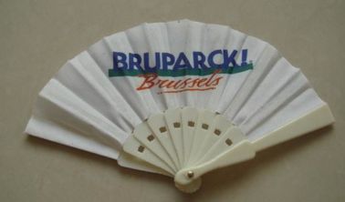 12cm promotional plastic hand fan with paper or fabric , perfect for promotion or decoration