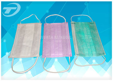 Medical Standard Disposable Face Mask / 3 Ply Face Mask With Earloop