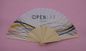 23cm Wooden Hand Held Custom Printed Folding Fans For Promotion Or Decoration