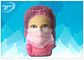 Disposable astronaut cap with face mask  2ply / 3ply earloop , made of polypropylene fabric