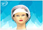Customized Size  White Snood Disposable Surgical Caps / Hairnet