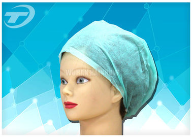 Disposable surgical cap with elastic , polypropylene fabirc , sweat absorption type
