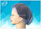 Single use nylon hairnet  20 ", soft and breathable , white , black and blue color