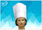 Anti Oil Flat Top 80gsm Paper Chef  Hat 28 X 23cm White Color
