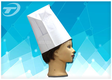 High Uniformity Disposable Chef Caps / Comfortable Medical Head Cap