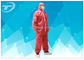Waterresistance Elastic Cuffs Disposable Paint Coveralls PE Coated PP Fabric