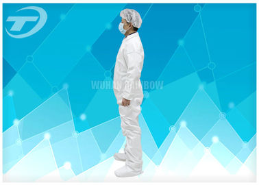 Fully CPE Film Breathable Disposable Coverall Suit / Disposable Plastic Body Suit