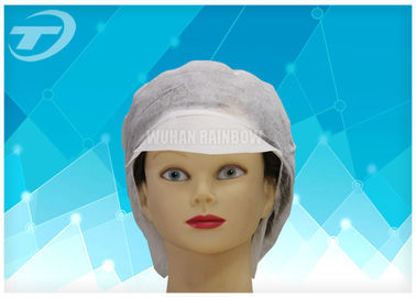 Women SPP Snood Disposable Surgical Caps With Peak And Hairnet