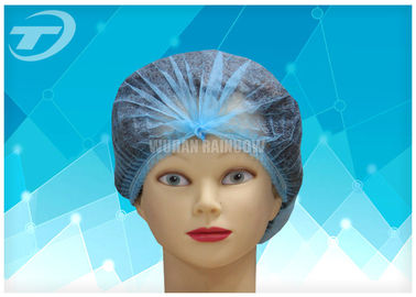 Non - Woven Disposable Surgical Caps / Mob Cap Waterproof For Industrial Protection