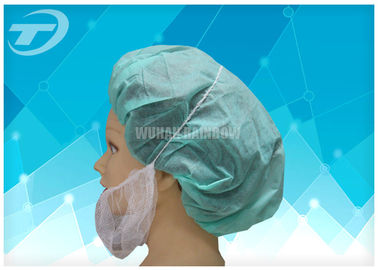 Non - woven beard cover single elastic , made from SBPP fabric , soft and breathable