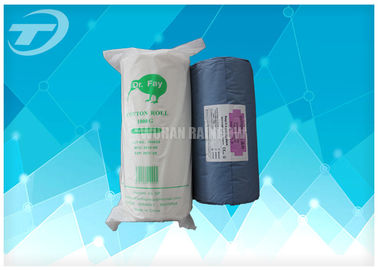 White Medical Cotton Roll Conforms Easily , Absorbent Cotton Wool 500g