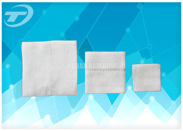 High Whiteness Sterile Cotton Wool Balls / Unfolded First Aid Gauze