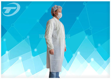 Waterproof Protective Medical Disposable Visitor Coats PE With Different Size