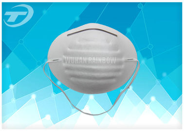 White EN 149 CE Disposable Face Mask FFP 1 Disposable Dust Mask