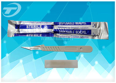 Sterile Medical Disposable Products stainless balde scalpel with plastic handle