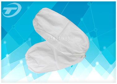 PE Disposable Arm Sleeves Medical Machine Made Clear Protective Sleeves