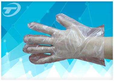 HDPE Disposable Hand Gloves Single Use Clear Color Soft And Waterproof