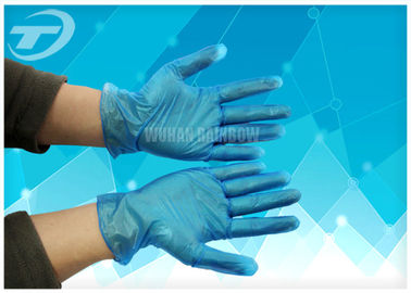 Disposable Vinyl Exam Gloves White Blue Light Powder Free Exam CE Certifiacted