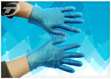 Disposable Vinyl Exam Gloves White Blue Light Powder Free Exam CE Certifiacted