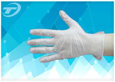 Vinyl Exam Gloves Industrial / Medical Grade , Powdered And Powder Free Style