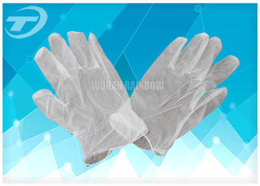 Vinyl Exam Gloves Industrial / Medical Grade , Powdered And Powder Free Style