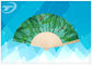 23cm Promotional Folding Hand Fans With Natural Wooden Ribs And  Fabric Or Paper Cover