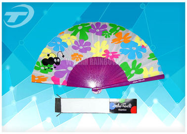 Advertising Wooden Folding Hand Fans With Painted wooden handle For Wedding Favors