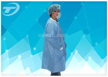 White Lab Disposable Medical & Waterproof PE Visitor Coat 125 x 150cm