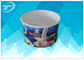 Ice Cream Disposable Paper Cups In Various Size , Customized Logo Printing