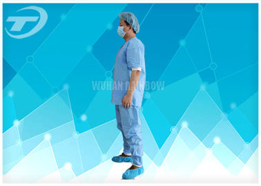 SMS Patient Hospital Disposable Scrub Suits Soft Disposable Medical Gowns , CE certified