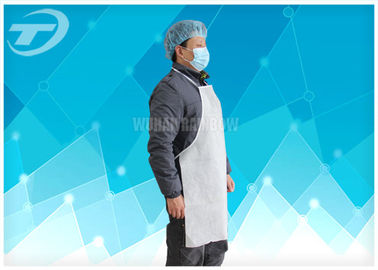 25gsm Polypropylene Spunbond Disposable Plastic Aprons Breathable Single Use
