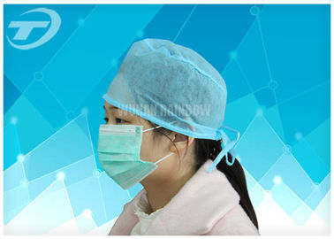 Dust Proof Hospital Disposable Surgical Caps With Various Color 18gsm To 30gsm